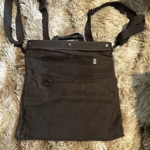 J. Crew Waxed Canvas Gathering Bag